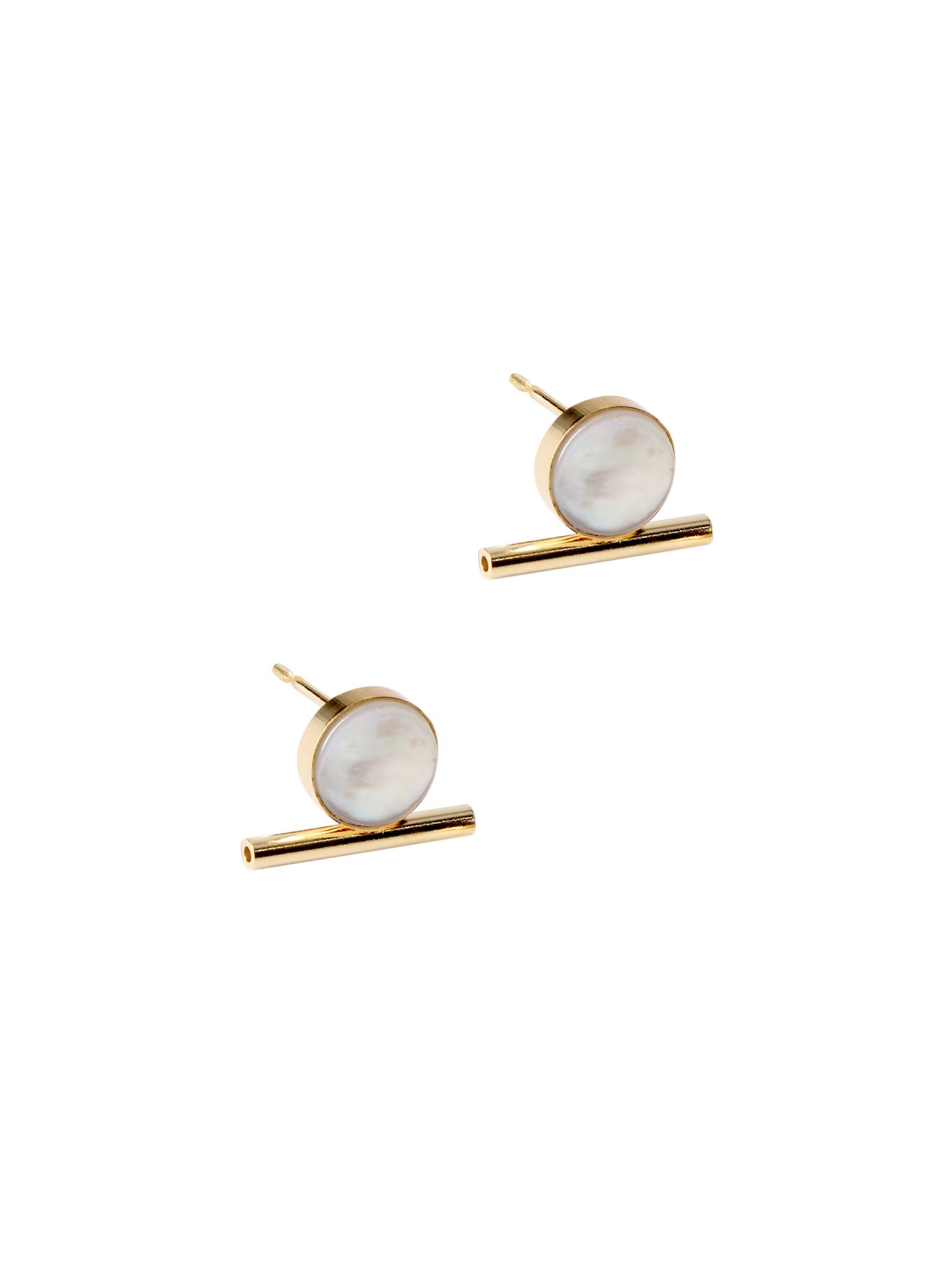 Aemil earring 05 gold plated silver
